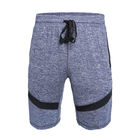 Plain Pattern Black Mens Athletic Pants Elastic Custom Drawstring Gym Wear