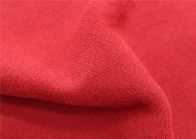 Coral Fleece Velvet Knit Fabric Colored Knitted Plain Pattern ISO Certification