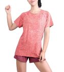 Anti Bacterial Womens Athletic Shirts Cool Feeling For Running Fitness Yoga