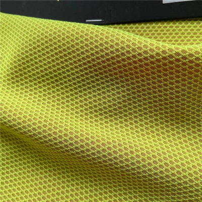 175gsm Cationic Polyester Fabric 150D 40D Mesh Fabric For Sportswear 1.5M