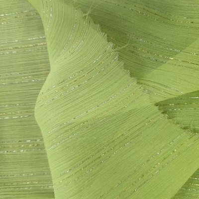 Tessuto chiffon di crêpe di seta liscio variopinto respirabile dell'irregolare per la camicia delle donne