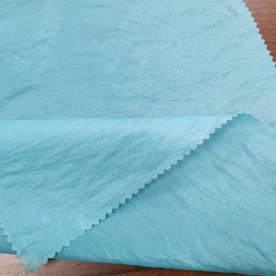 Tessuto istantaneo chiffon della grinza di seta d'argento luminosa per il vestito dalla camicia di Hanfu della gonna della fase