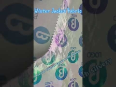 Outdoor Breathable Silver Foiled Fabric 45gsm 100% Polyester