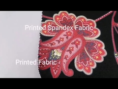 Printed 92 Polyester 8 Spandex Fabric Breathable UV Proof