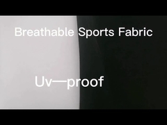 140D 210gsm Breathable Sports Fabric 84% Nylon 16% Spandex